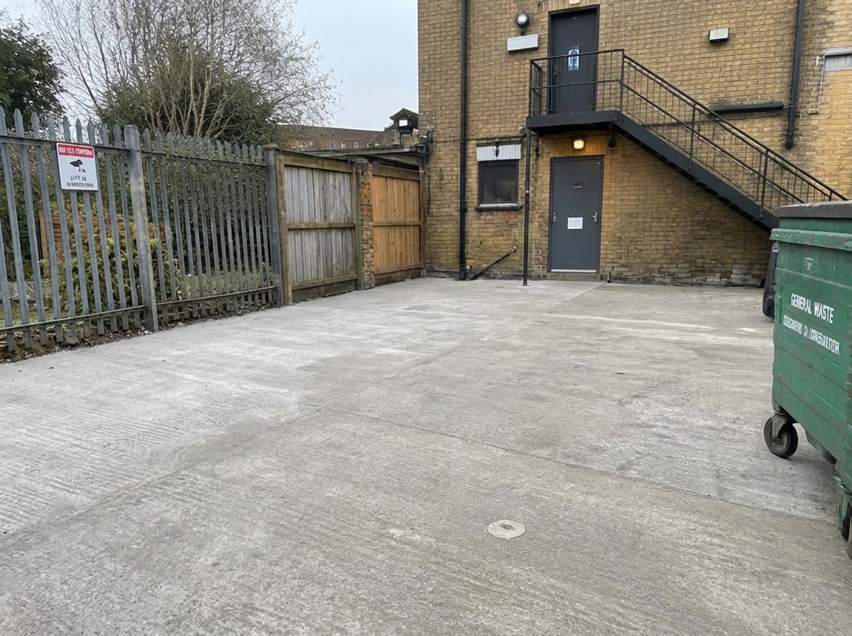 Commercial yard clearance, after